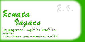 renata vagacs business card